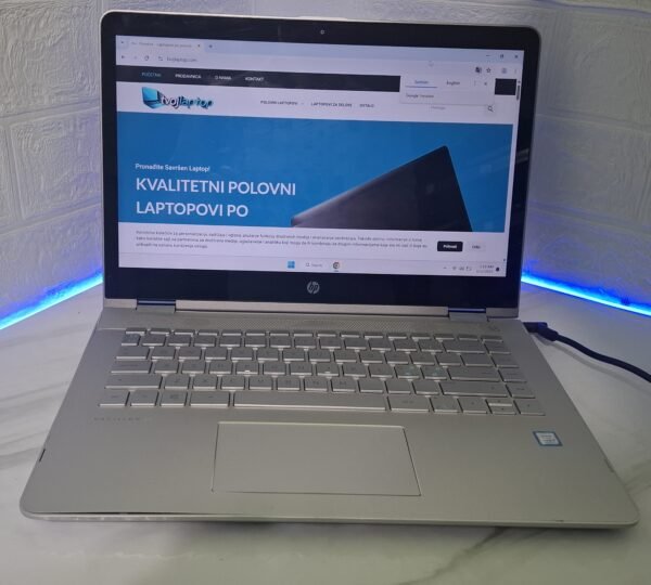 HP Pavilon x360,Intel i5 8gen, 8GB DDR4, 256 SSD, Intel UHD Touch