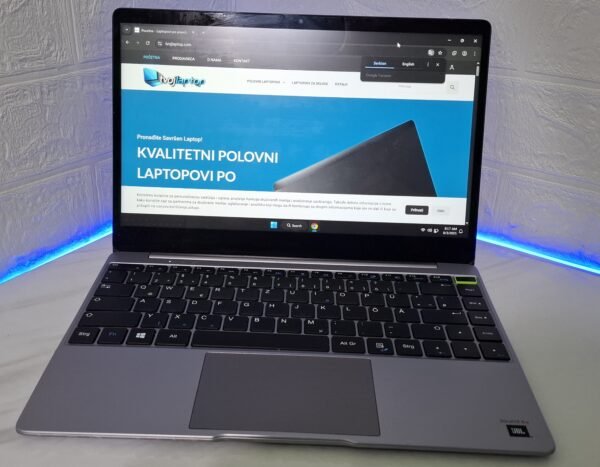 𝗧𝗿𝗲𝗸𝘀𝘁𝗼𝗿 𝗣𝗿𝗶𝗺𝗲𝗯𝗼𝗼𝗸 𝗨𝟭𝟯𝗕 🖥️ 𝗣𝗿𝗼𝗰𝗲𝘀𝗼𝗿: Intel® Pentium® N4200 💾 𝗠𝗲𝗺𝗼𝗿𝗶𝗷𝗮:4GB DDR4 🎨 𝗚𝗿𝗮𝗳𝗶𝗸𝗮: Intel® UHD Graphics 600 💽 𝗛𝗮𝗿𝗱 𝗱𝗶𝘀𝗸: 120 Nvme 📺 𝗠𝗼𝗻𝗶𝘁𝗼𝗿: 13.3", 1920 x 1080, IPS, Full HD LED, Multi-touch 📡 𝗕𝗲𝘇̌𝗶𝗰̌𝗻𝗮 𝗺𝗿𝗲𝘇̌𝗮: Wi-Fi 5 (802.11ac) Ethernet LAN 10,100,1000 Mbit/s Bluetooth 4.1 🔌 𝗣𝗼𝘃𝗲𝘇𝗶𝘃𝗮𝗻𝗷𝗲: USB 3.0 1 USB 2.0 2 VGA 1 LAN 1 HDMI 1 📸 𝗪𝗲𝗯𝗰𝗮𝗺: Da 🔋𝗕𝗮𝘁𝗲𝗿𝗶𝗷𝗮: 3h 𝗘𝗫𝗧𝗥𝗔: Multi-touch screan, svetleca tastatura, JBL ozvucenje