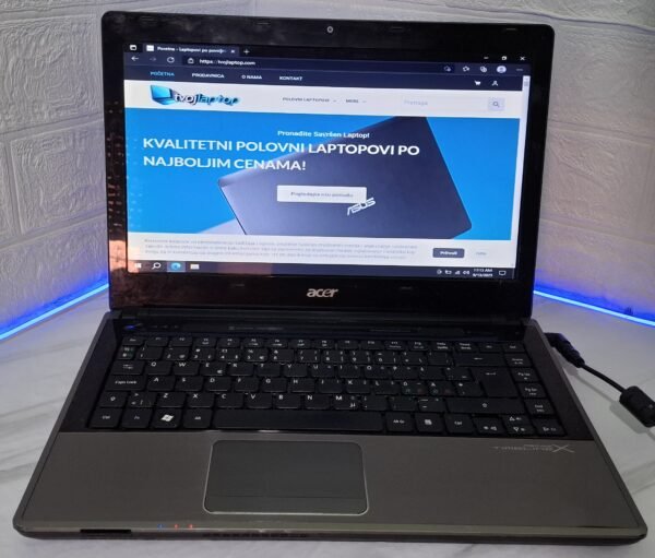 Acer Aspire 4820TG, Core i3 laptop, Radeon HD 5650, polovan laptop, 4GB RAM, SSD laptop, 14 inča laptop, laptop za osnovne igre, povoljan laptop