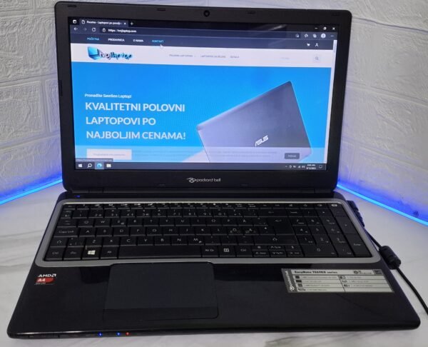 Packard Bell EasyNote TE69KB | AMD A4-5000 | 8GB RAM | 720GB HDD | 15.6" HD | Windows 10 Pro