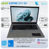 Acer Aspire 317-33 sa Intel N6000, 8GB RAM, 512GB SSD i 17.3" Full HD IPS ekranom. Veliki laptop za školu, posao i multimediju.