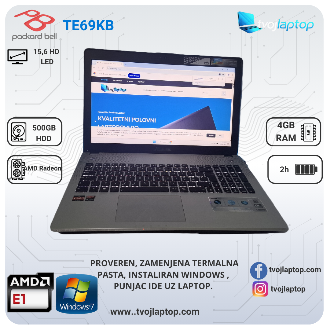 Packard Bell EasyNote TE69KB laptop