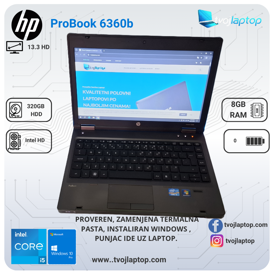 HP ProBook 6360b laptop