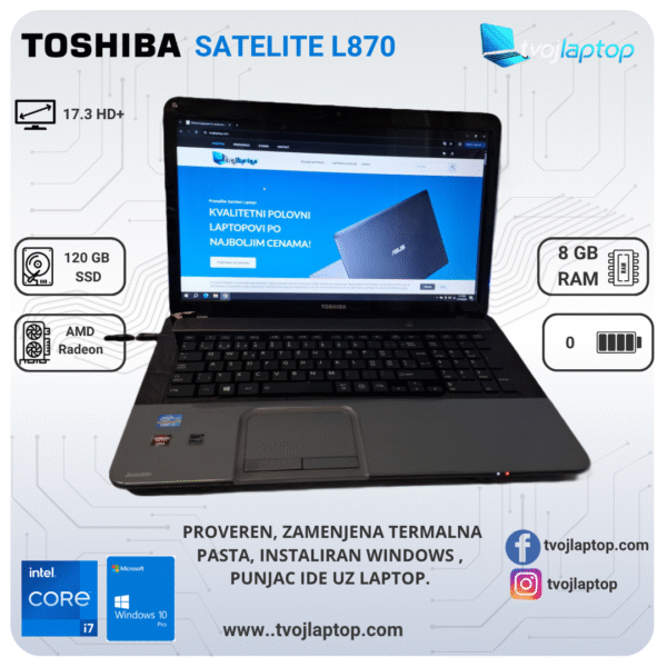 Toshiba Satellite L870-16K Toshiba Satellite L870-16K