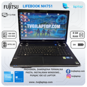 Fujitsu Lifebook NH751 laptop