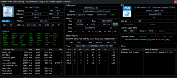 Lenovo Ideapad 100 laptop