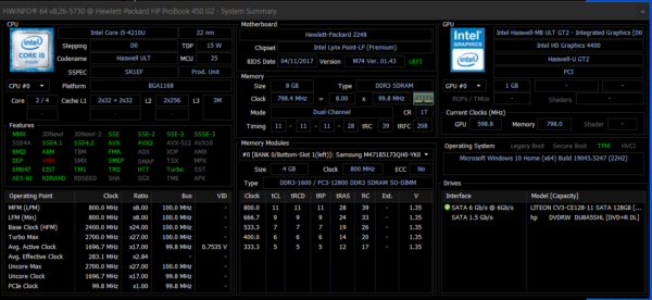 HP ProBook 450 G2 laptop