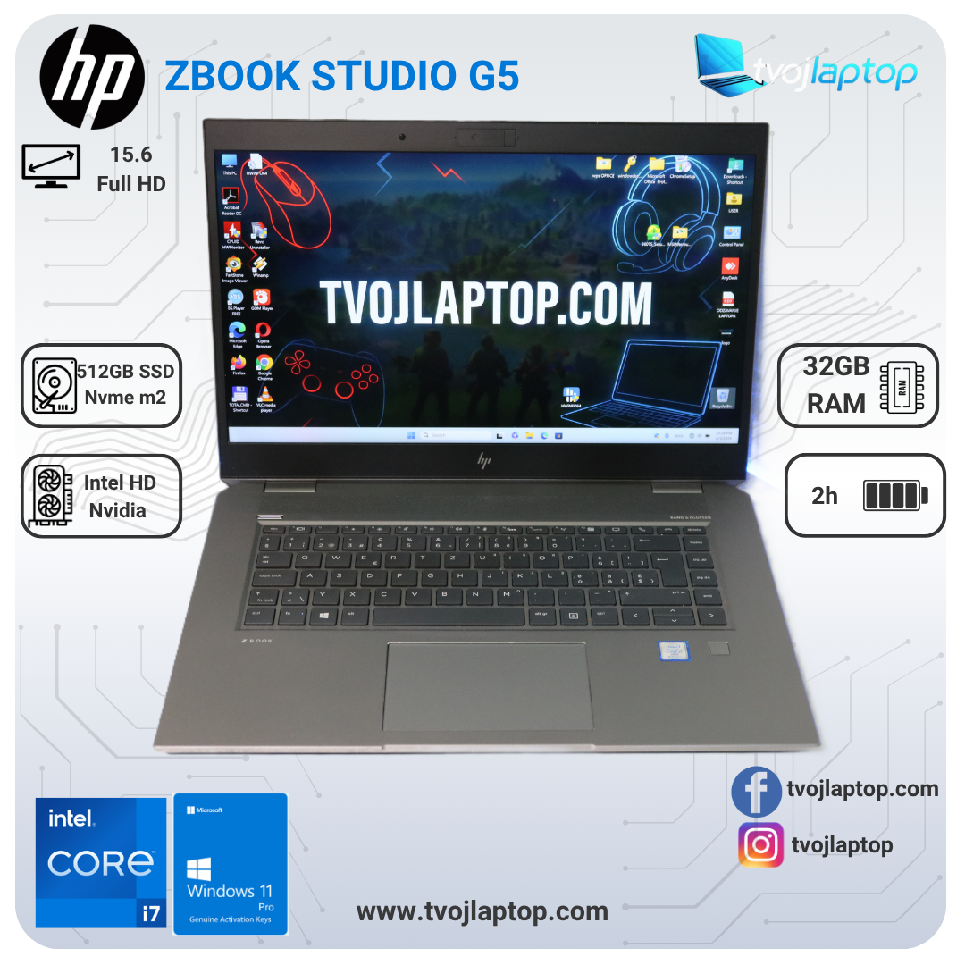 HP zbook studio g5