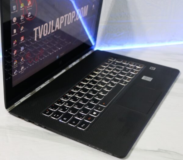 Lenovo Yoga 3 Pro 1370 – QHD+ 3200×1800 IPS Touch ekran | 8GB RAM | 128GB NVMe SSD | 2-u-1 konvertibilni, aluminijumsko kućište | Windows 11 | Polovan laptop