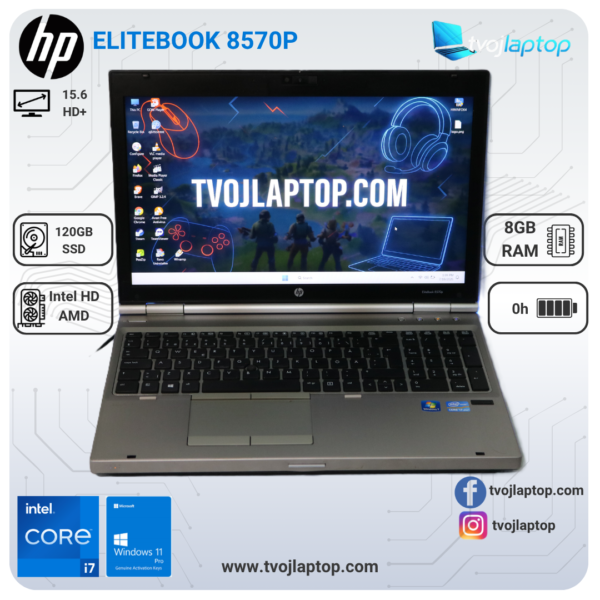 HP EliteBook 8570p polovan laptop