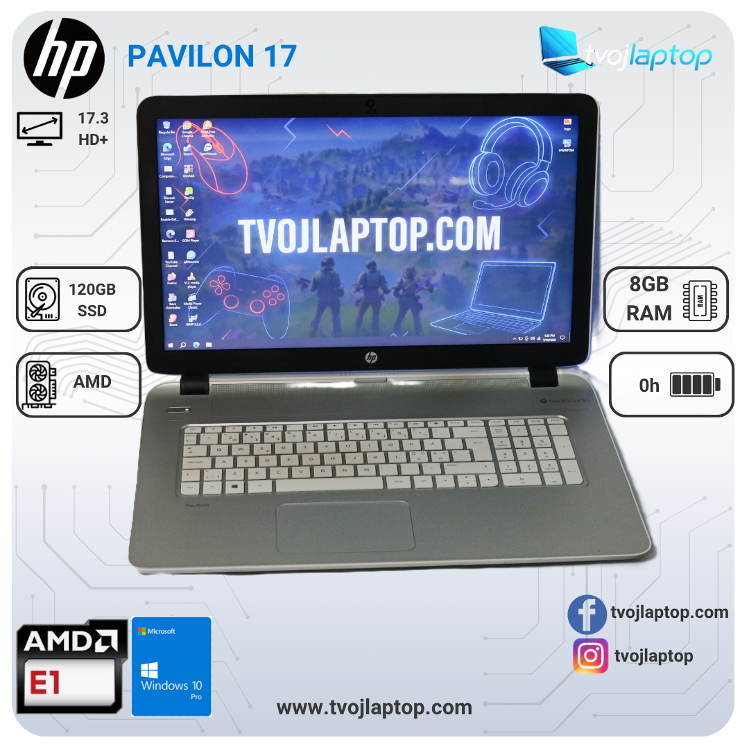 HP Pavilion 17 polovan laptop