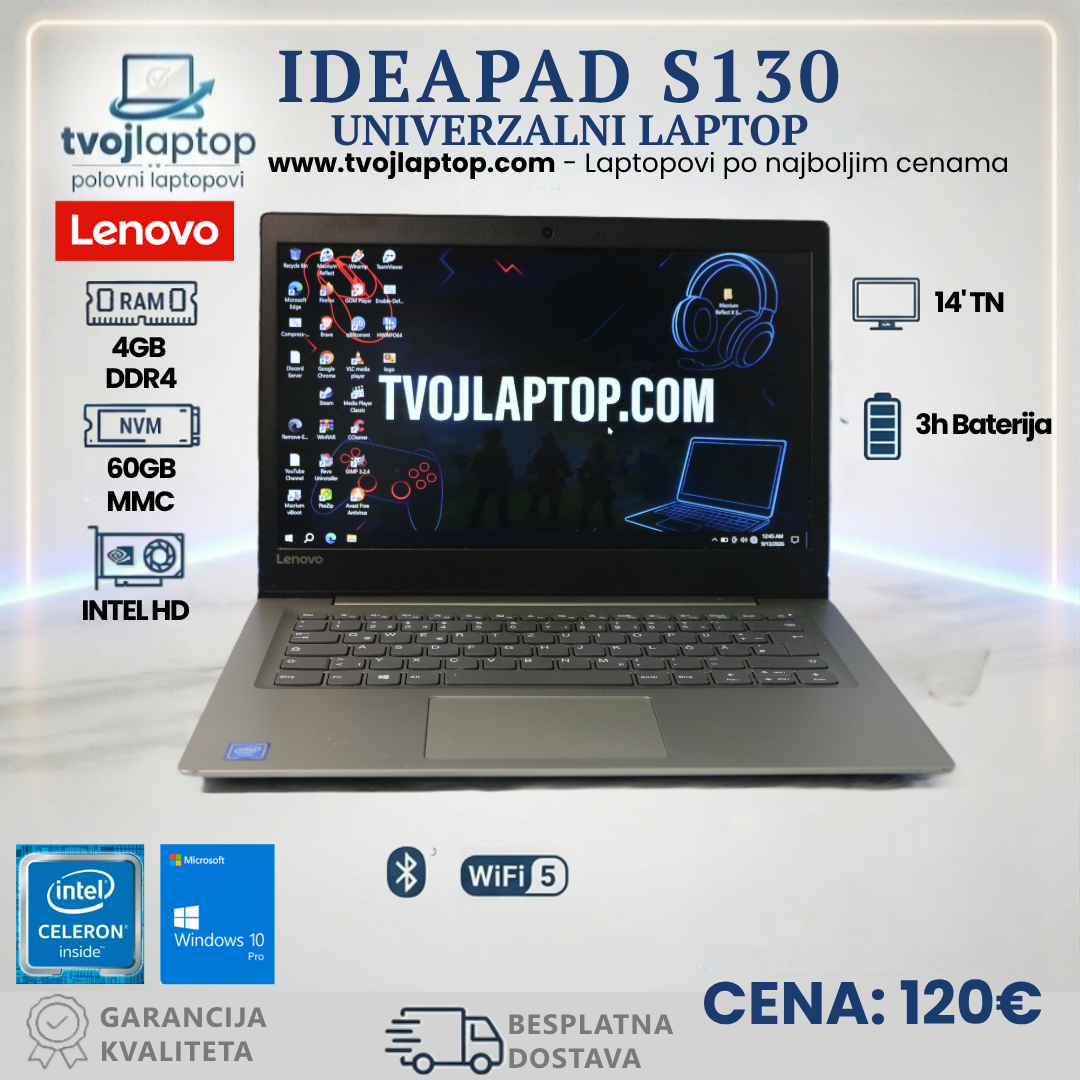 Lenovo IdeaPad 13s130 polovan laptop