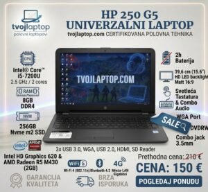 HP 250 G5 polovan laptop