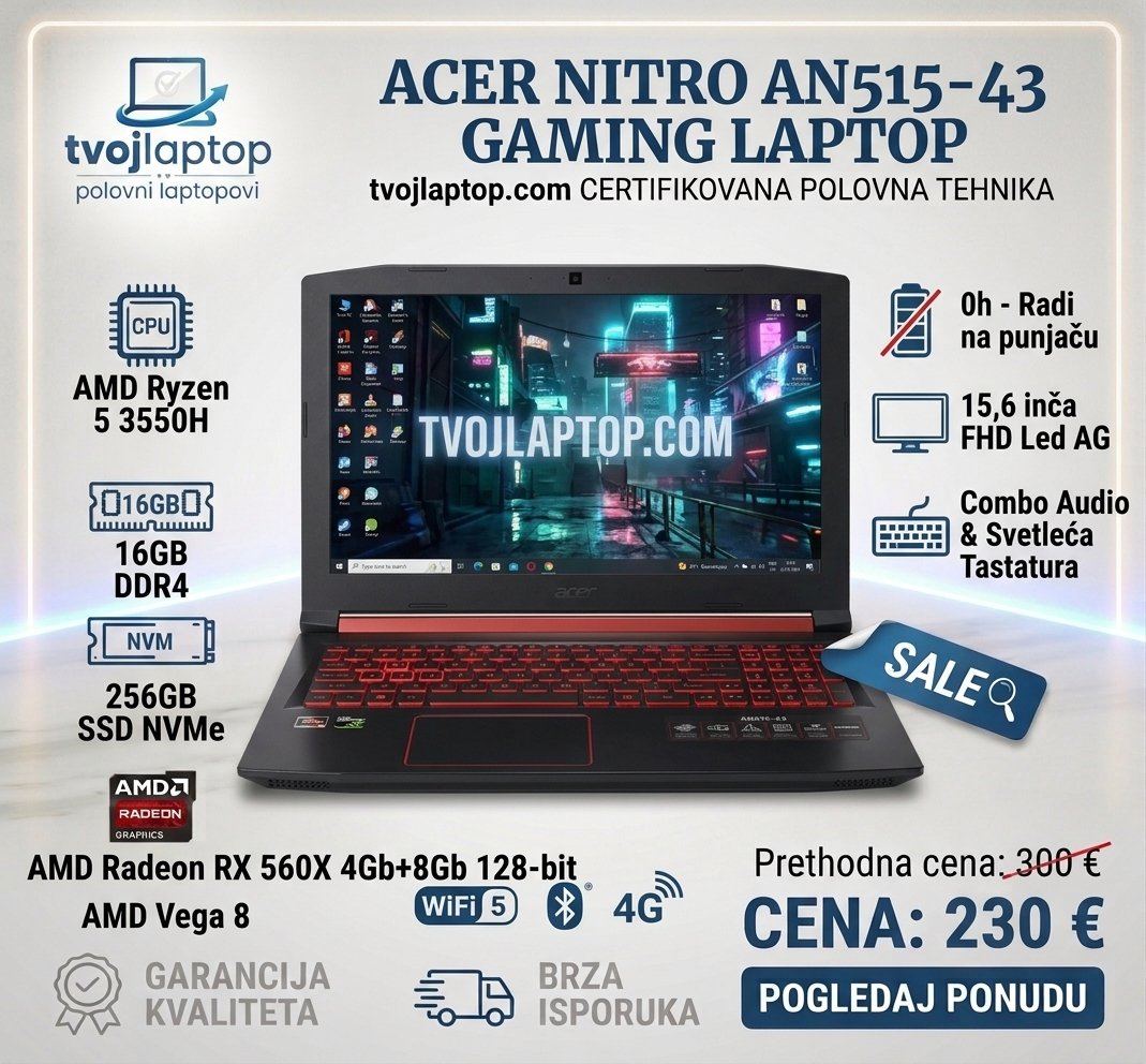 Acer Nitro AN515-43